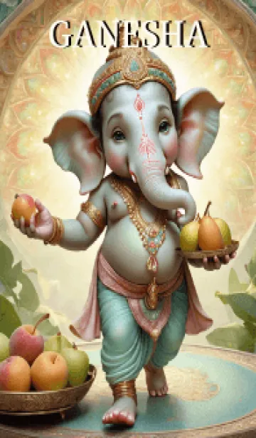 [LINE着せ替え] Ganesha  Happy & Rich Theme (JP)の画像1