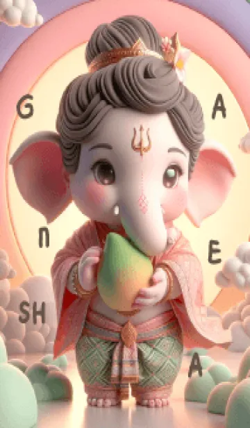 [LINE着せ替え] Ganesha  Have Money And Rich Theme (JP)の画像1