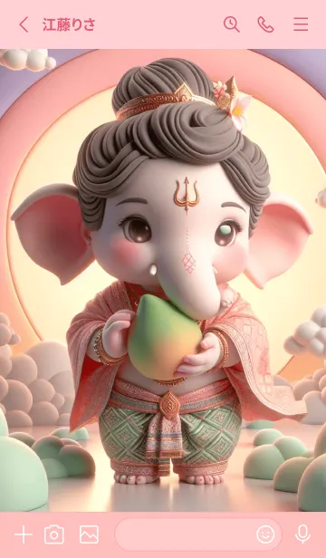 [LINE着せ替え] Ganesha  Have Money And Rich Theme (JP)の画像2