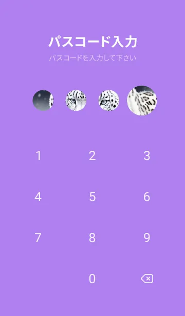 [LINE着せ替え] 夢幻の白いスノーヒョウ CMkKEの画像4