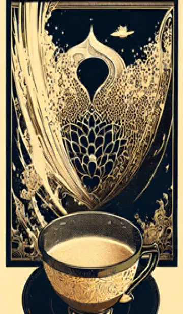 [LINE着せ替え] 午後のコーヒータイム 07DE3の画像1