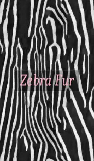 [LINE着せ替え] Zebra Fur 13の画像1