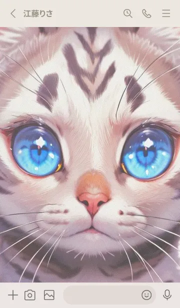 [LINE着せ替え] 夢幻の猫 D4kfqの画像2