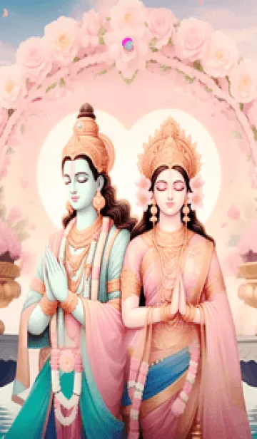 [LINE着せ替え] 幸運をもたらす神様を集めましたの画像1