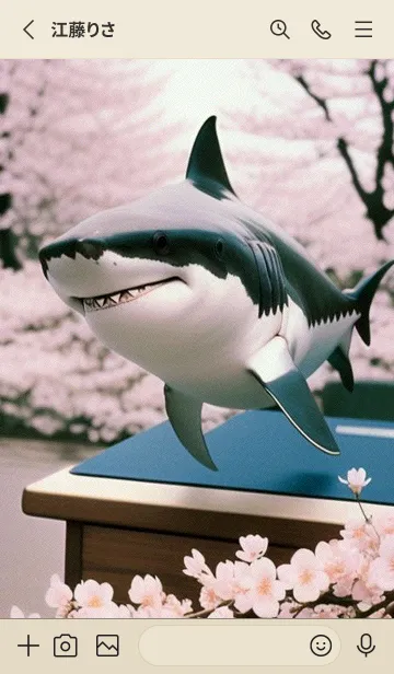 [LINE着せ替え] 浮世絵桜の季節 y53ccの画像2