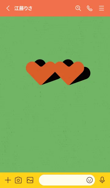 [LINE着せ替え] 2ハートのきせかえ パーティの画像2