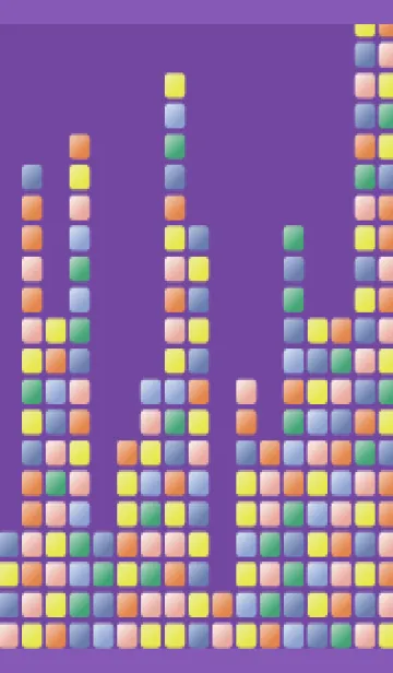 [LINE着せ替え] マットなタイル 紫色の画像1