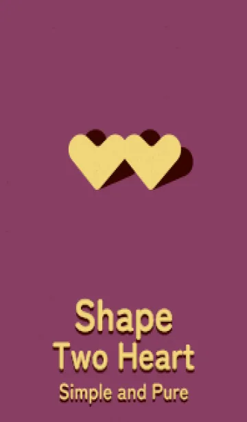 [LINE着せ替え] 2ハートのきせかえ さつまいもの画像1