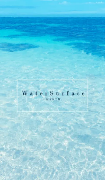 [LINE着せ替え] Water Surface - HAWAIIAN SEA 5の画像1