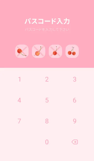 [LINE着せ替え] Cherrys -pink-の画像4