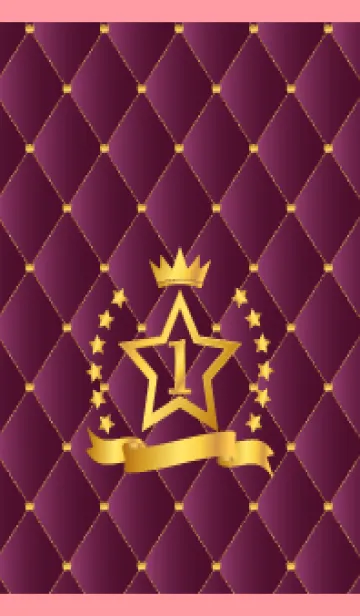 [LINE着せ替え] 星と王冠 薄いピンクの画像1