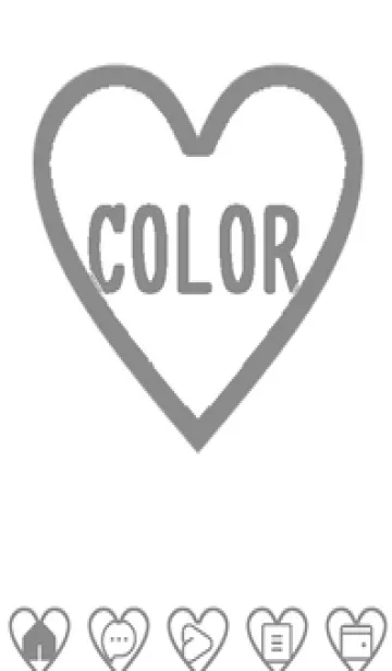 [LINE着せ替え] bw color F58の画像1