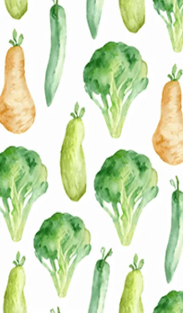 [LINE着せ替え] 【シンプル】お野菜の着せかえ#354の画像1