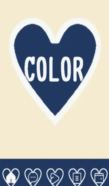 [LINE着せ替え] beige color F60の画像1