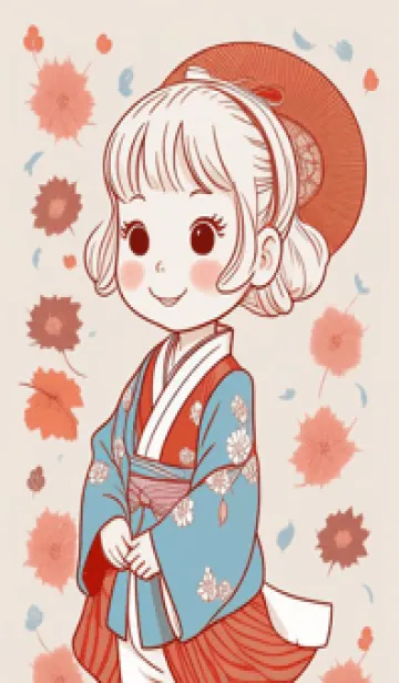 [LINE着せ替え] かわいい女性忍者 tgenwの画像1