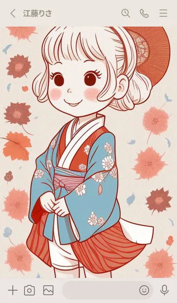 [LINE着せ替え] かわいい女性忍者 tgenwの画像2