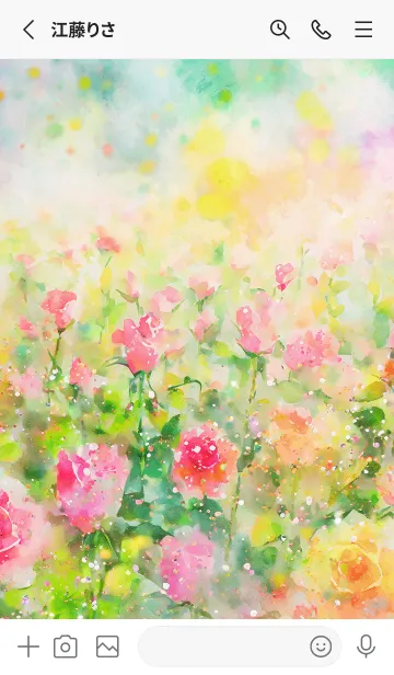 [LINE着せ替え] 薔薇(バラ)の花の着せかえ(R3563)の画像2