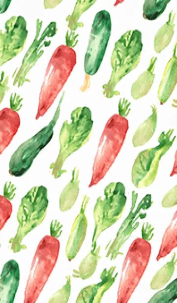 [LINE着せ替え] 【シンプル】お野菜の着せかえ#349の画像1