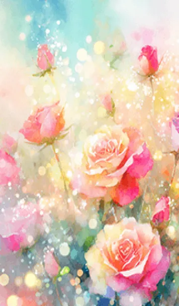 [LINE着せ替え] 薔薇(バラ)の花の着せかえ(R3581)の画像1