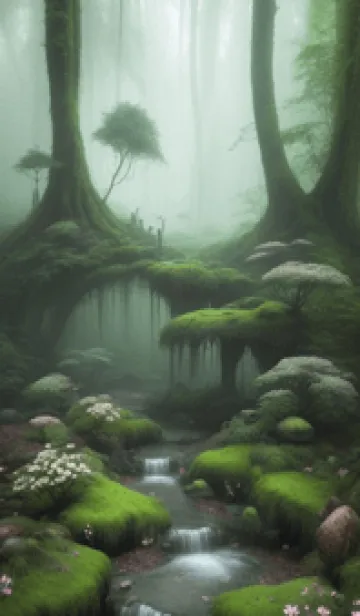 [LINE着せ替え] 静かな森 6Hm95の画像1