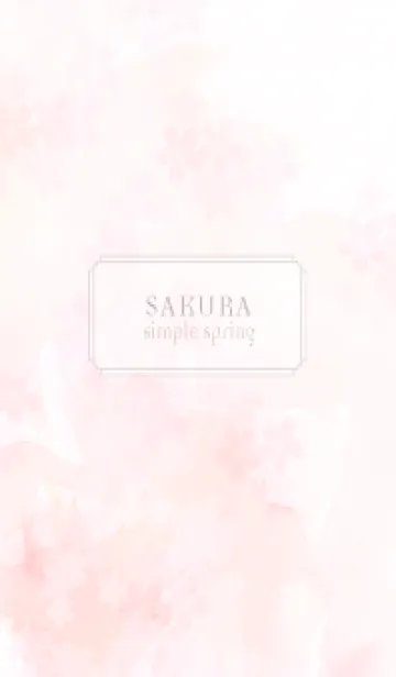 [LINE着せ替え] SAKURA-水彩-の画像1