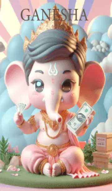 Ganesha Business And Rich Theme (JP)の着せ替えメイン画像