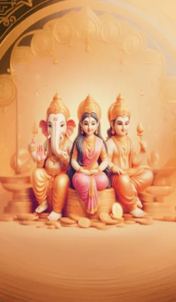 [LINE着せ替え] 幸運をもたらす神様を集めました 51の画像1