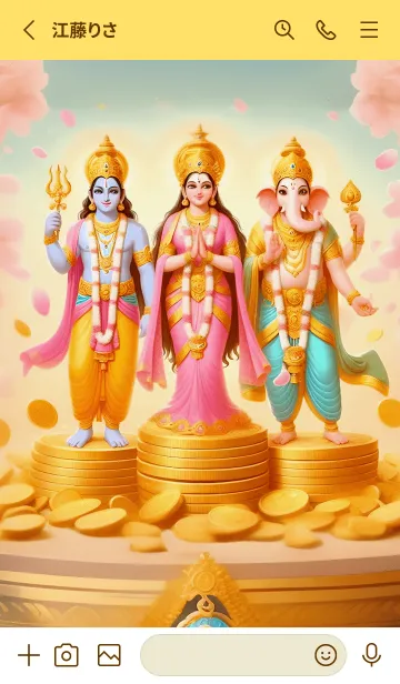 [LINE着せ替え] 幸運をもたらす神様を集めました 33の画像2