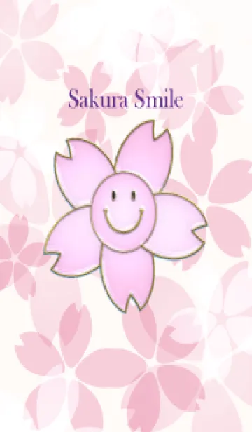 [LINE着せ替え] Sakura Smile Enamel Pin 58の画像1