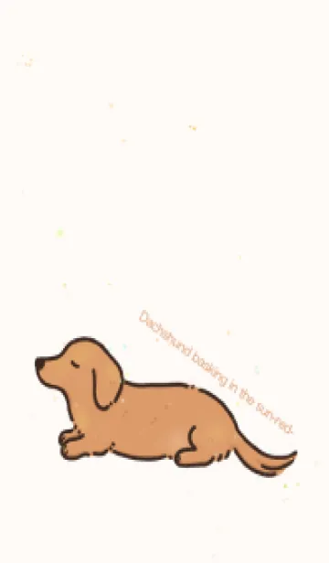 [LINE着せ替え] 光合成ダックス-red-の画像1