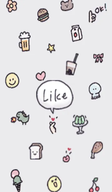 [LINE着せ替え] Greige 好きなもの03_1の画像1