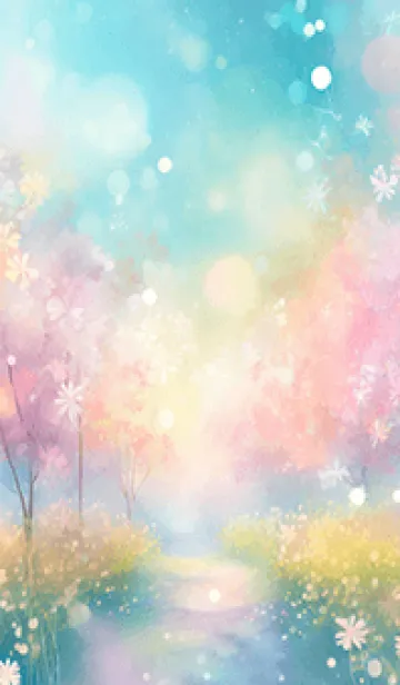 [LINE着せ替え] 優美な春の風景の着せかえ(Spring-273)の画像1