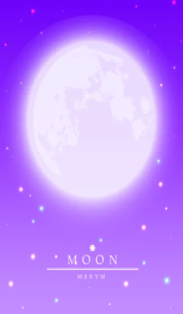 [LINE着せ替え] MOON-PURPLE.MEKYM 26の画像1