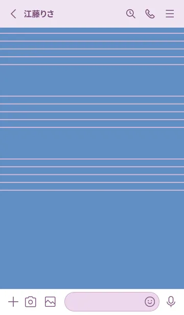 [LINE着せ替え] 五線譜1 ペールパステルブルーの画像2
