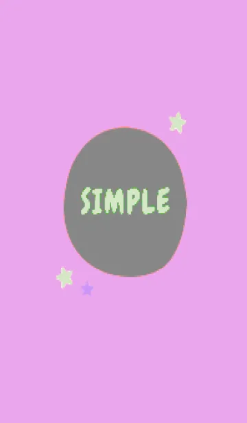 [LINE着せ替え] シンプル カラー スター 211の画像1