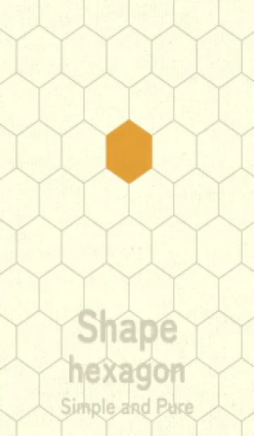 [LINE着せ替え] 六角形のきせかえ パンプキンの画像1