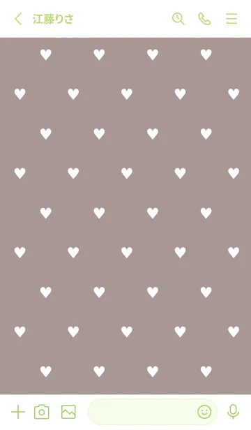 [LINE着せ替え] ミニ ハート /33の画像2