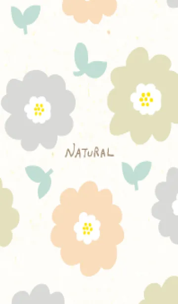 [LINE着せ替え] 花 葉 北欧風の画像1