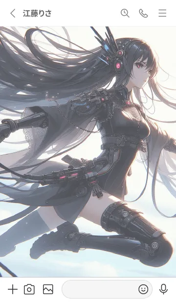 [LINE着せ替え] サイバーネティックな夢想の画像2