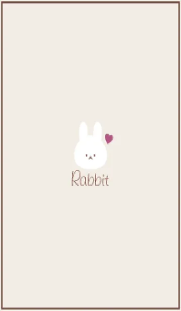 [LINE着せ替え] Rabbit-Dusky.Beige 37の画像1