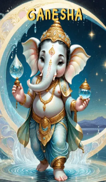 [LINE着せ替え] Ganesha in Songkran & Rich Theme (JP)の画像1