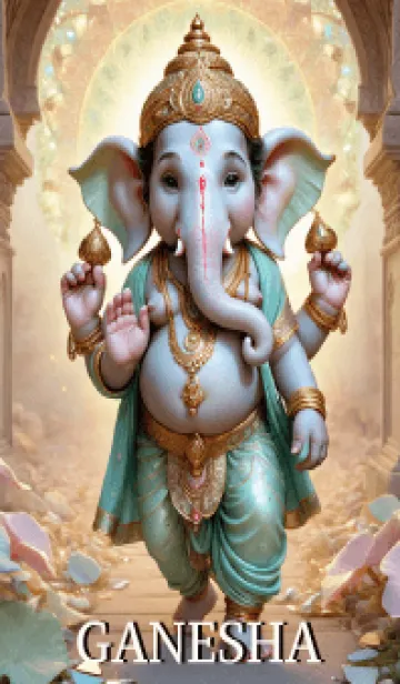 Ganesha smooth Happy & Rich Theme (JP)の着せ替えメイン画像