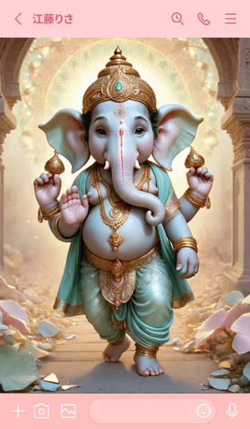 [LINE着せ替え] Ganesha smooth Happy & Rich Theme (JP)の画像2