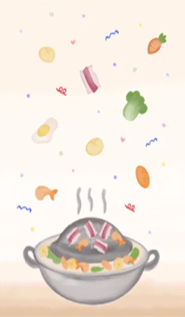 [LINE着せ替え] Grilled Pork Buffet Partyの画像1