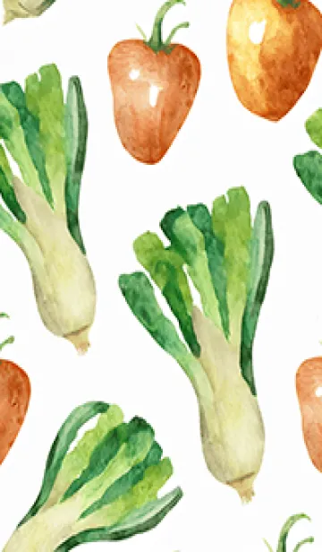 [LINE着せ替え] 【シンプル】お野菜の着せかえ#392の画像1