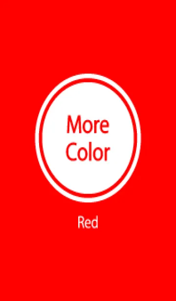 [LINE着せ替え] More Color Redの画像1