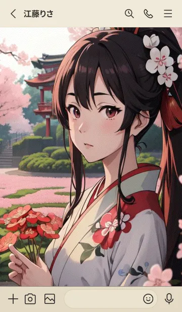 [LINE着せ替え] 浮世絵桜の季節 s4iNiの画像2