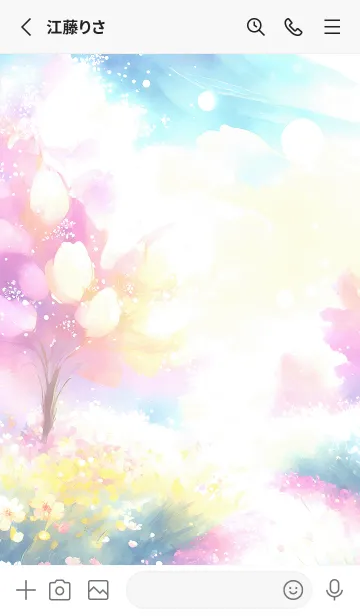 [LINE着せ替え] 優美な春の風景の着せかえ(Spring-286)の画像2