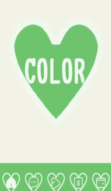 [LINE着せ替え] green color F111の画像1