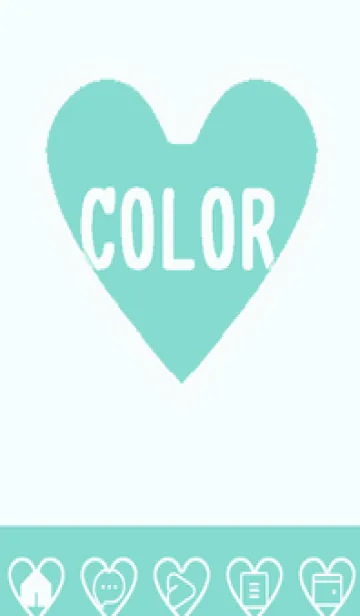 [LINE着せ替え] green color F118の画像1